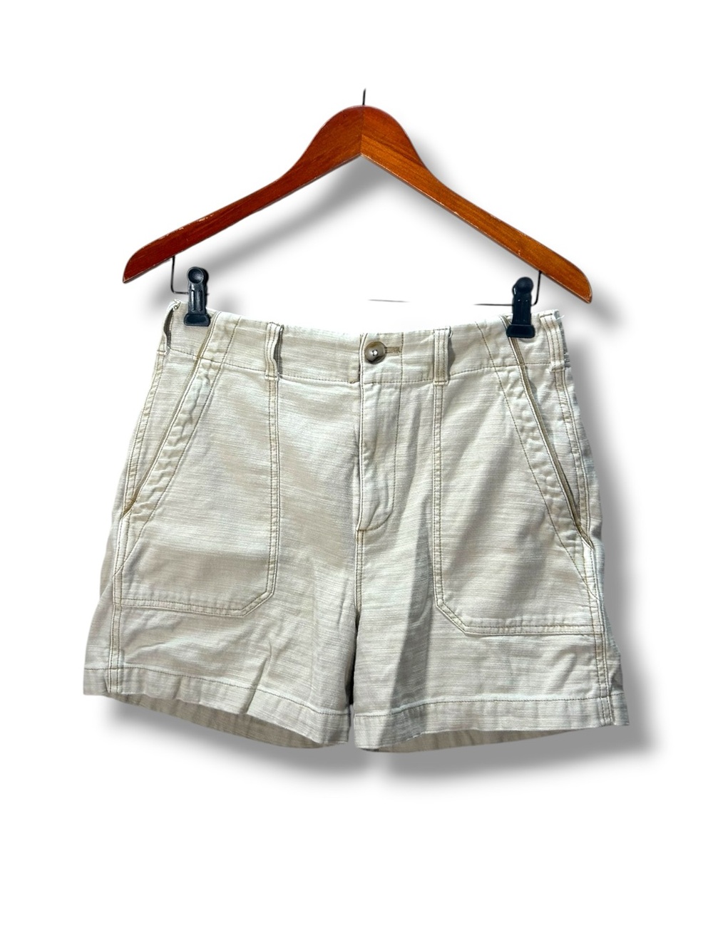 Women’s Faherty Cotton Twill Surplus Short in Safari Size 27